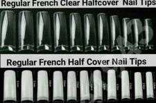 French Half Cover Artificial False Nail Tips Fake Nails - Jargod