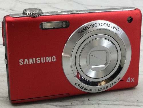 Samsung TL105 12MP rot Digitalkamera nur Teile/Reparatur (BESCHREIBUNG LESEN)