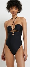 River Island Black Halter Neck Swimsuit NWT size 8