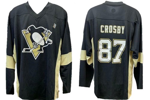 NEW Sidney Crosby #87 Pittsburgh Penguins MENS size XL XLarge Black Jersey