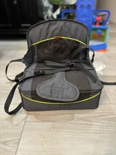 Brica Fold'n Go Travel Foldable Booster Kids Baby Seat Gray