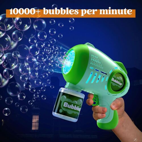2 packs of bubble guns, 4 bottles of solution, 10 hole automatic bubble gun - Picture 3 of 9