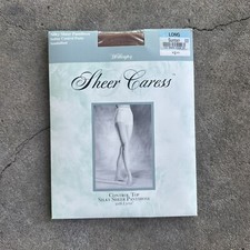 Vtg Worthington Silky Sheer Caress Suntan 03 Control Top Pantyhose NEW Size Long