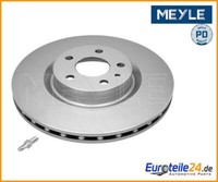 2 St. Bremsscheibe Meyle 2155210052/PD Vorderachse FüR Fiat