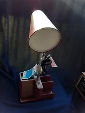 Room Essentials Organizer Task  Desk Table Lamp, LED Light Bulb Included, NEW