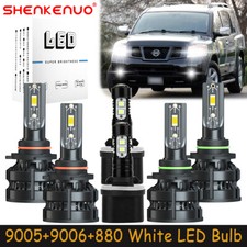 Per Nissan Armada 2005-2010 6X Lampadina Faro Led Hi Basso Fendinebbia Fendinebbia Z8