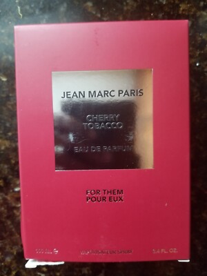 jean marc cherry tobacco Cherry Tobacco For Them Eau De Parfum Jean Marc Paris 3.4fl Oz New In Box