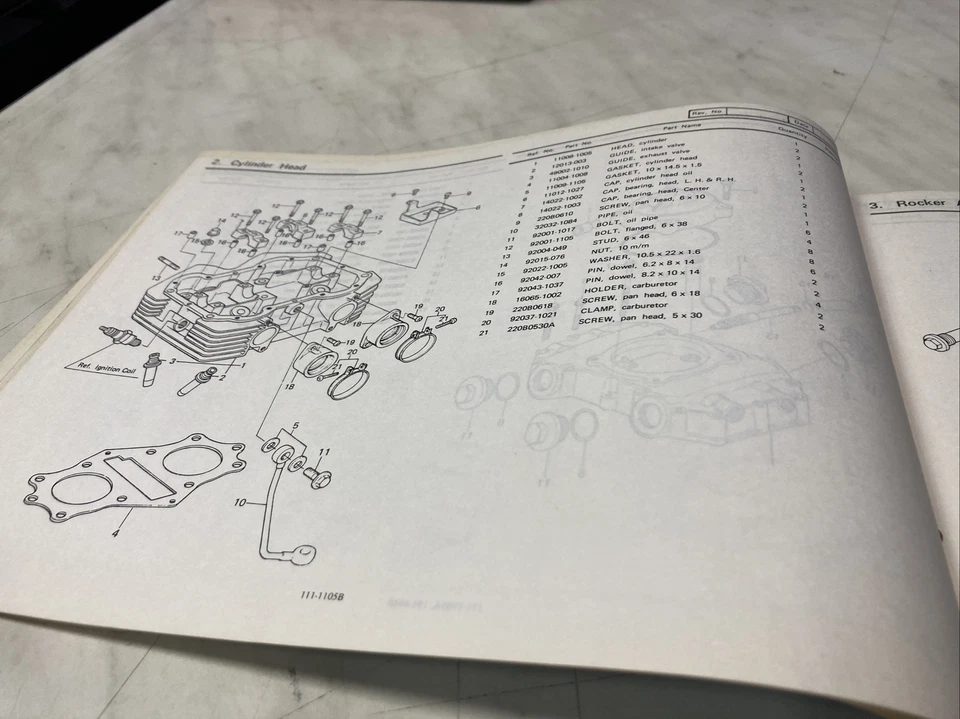 Kawasaki Z400-G Custom G2 Z400 Catalogo Monete Ricambio Parts Lista Z Kz 400 - Immagine 4 di 4