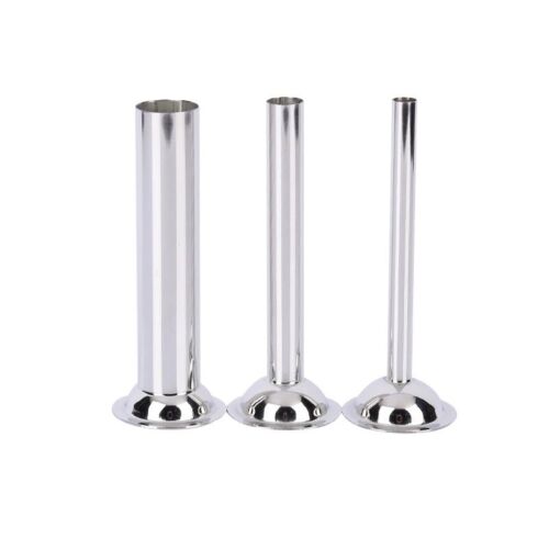 3tlg Edelstahl Fülltülle Set oder Einzeln Füllrohr Flansch Wurstfüller Tool