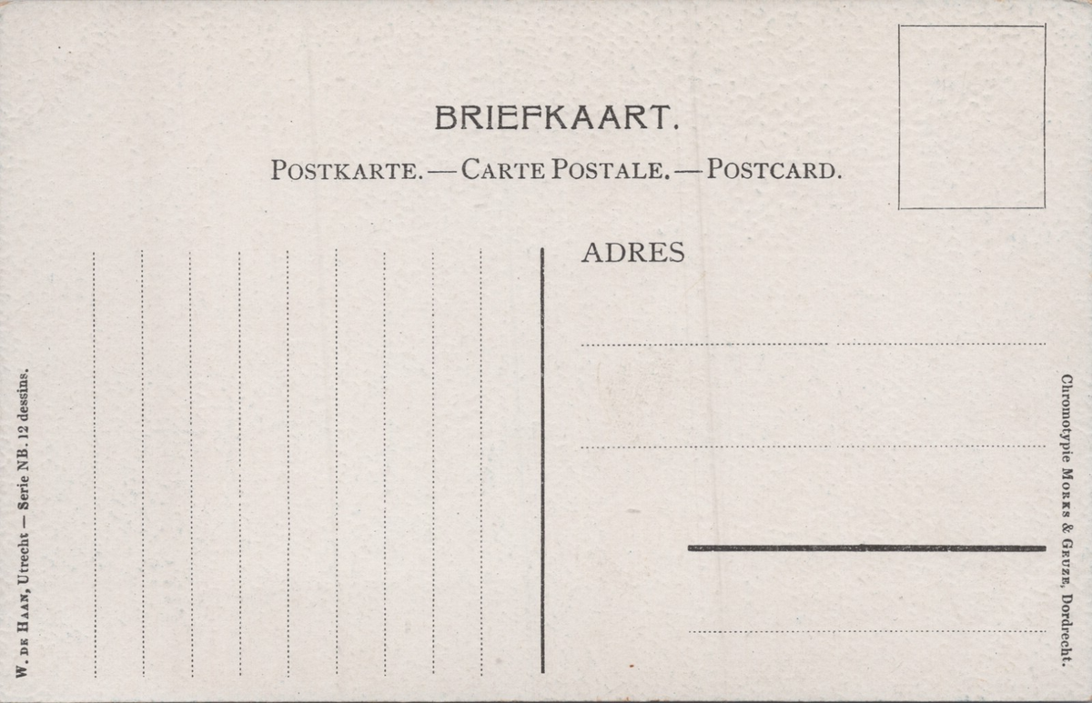 Artist Signed Gerstenhauer Domburg Dutch People Barrels Vintage