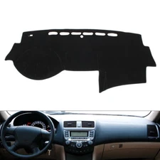 Polyester Car Dashmat Dash Cover Dashboard Mat For HONDA ACCORD 2003-2007 Black