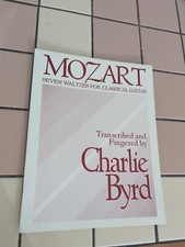 Charlie Byrd Mozart 7 Waltzes Rare Jazz Guitar Book,last One Out Of Print