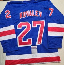 Alexei Kovalev signed Custom signed Jersey auto autograph certified JSA size XL