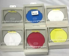 6 Pack of Heyday Wireless Qi Enabled Charging Pads with Micro USB Charging Cable