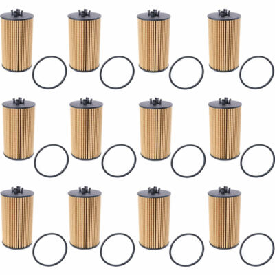 12X Engine Oil Filter HU612/2X for Chevy Aveo Cruze Sonic Colorado 1.4L1.6L1.8L