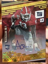 Azeez Ojulari Panini Prestige Giants Xtra Points ROOKIE Auto GOLD! #269 RC