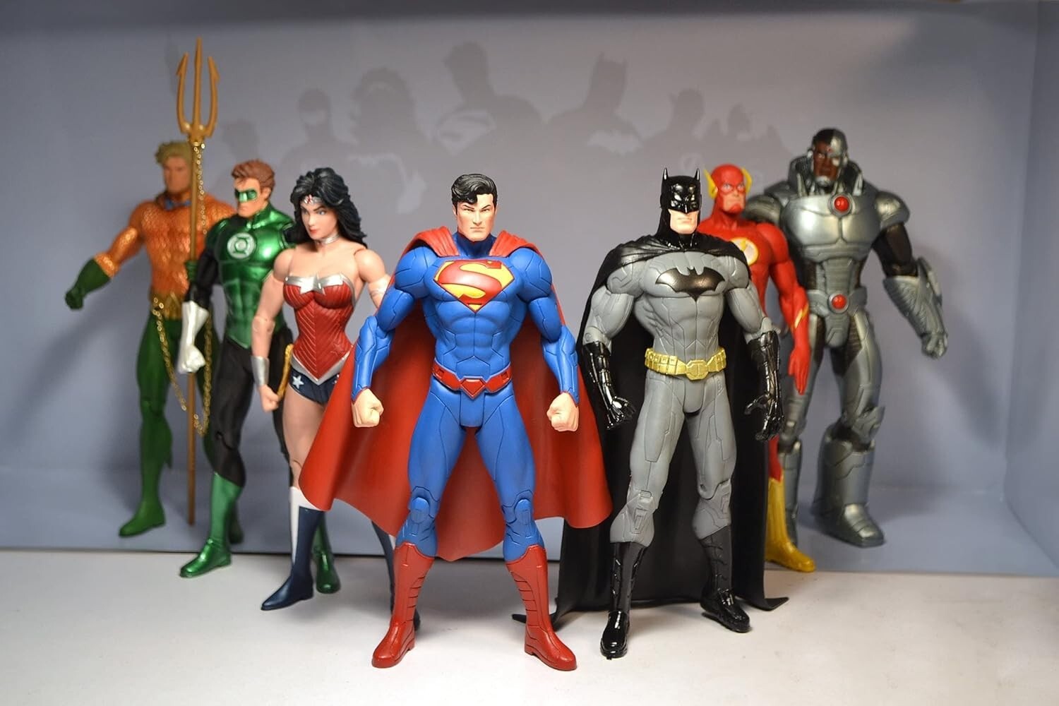 ИСПОРЧЕННАЯ коробка DC Collectibles Лига Справедливости Мы можем стать героями Набор фигурок 7