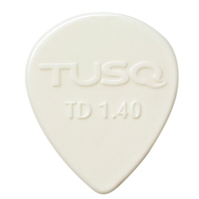 NEW - Graph Tech TUSQ Tear Drop Bright Tone Picks 1.4mm (6) - WHITE, PQP-0514-W6