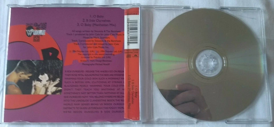 Siouxsie & The Banshees O Baby 1994 3 Track CD Punk Goddess B Side ourselves - Image 2 of 4