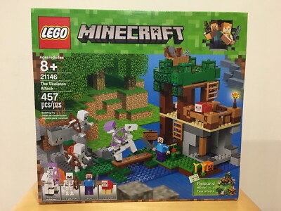 Lego Minecraft The Skeleton Attack Steve Skeleton Horsemen Retired Sealed Ebay Lego Minecraft The Skeleton Attack Steve Skeleton Horsemen Retired Sealed Ebay
