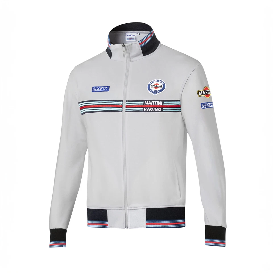 Sparco Martini Racing Mens Full Zip Sweatshirt Jacket Lancia Rally Team Fanwear - Изображение 3 из 4