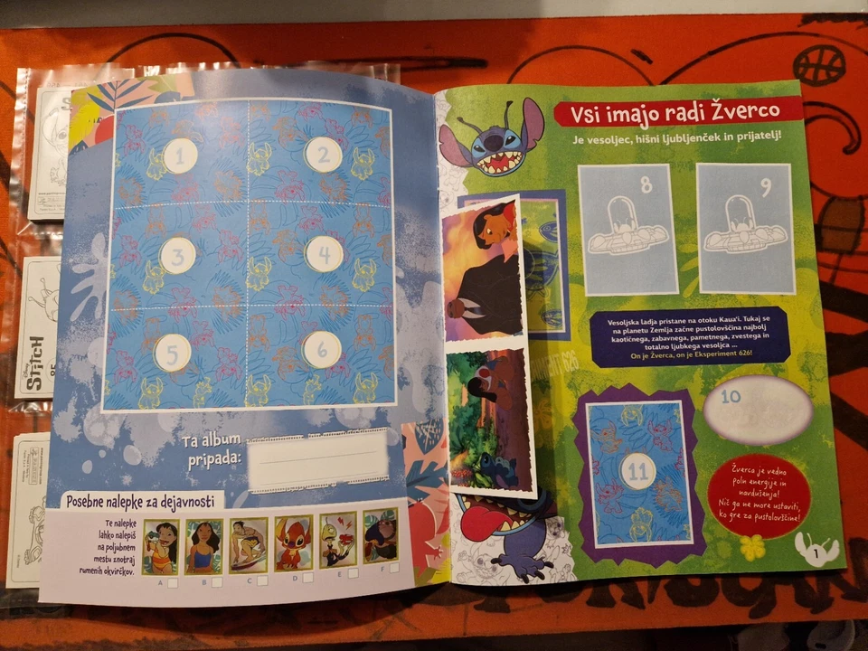 STITCH 2024 Coleção de Adesivos Panini CONJUNTO COMPLETO + ÁLBUM VAZIO 192 ADESIVOS - Imagem 3 de 4