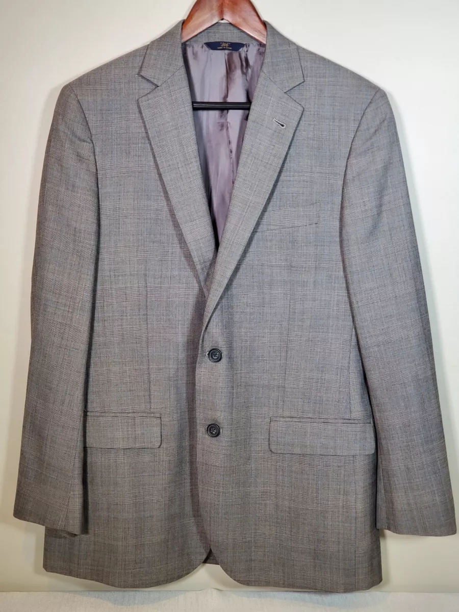 EUC Brooks Brothers 346 Fitzgerald Fit Glen Plaid Wool Sport Coat Men's  Size 40R