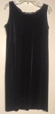 Vtg Size 7 Girls Rare Editions Navy Velveteen Sleeveless Dress Floral Jacket