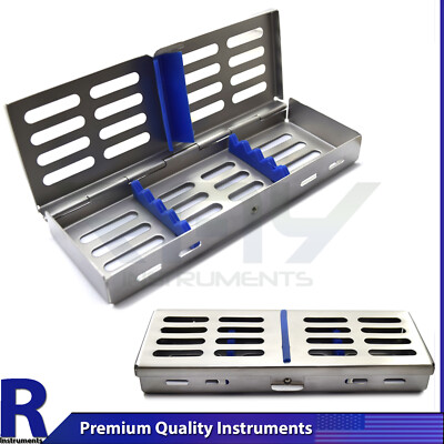 Dental Sterilization Cassette Autoclave Tray Rack Instruments Implant Tool 