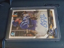 2018 Bowman Chrome Prospects Chris DeVito 1st Auto #CPA-CD Royals 