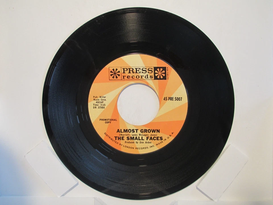 45 PRE 5007 The Small Faces PRESS Records Promo Copy 45 RPM 377B35 - Image 2 of 3