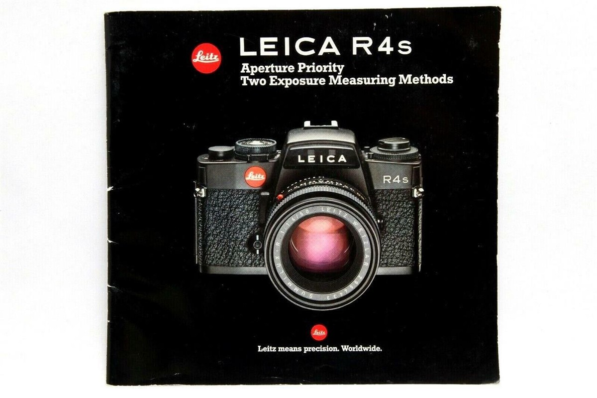 Leica R4s Aperture Priority Booklet P-1005B