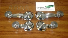 1968-1972 Chevy CLEAR Knob Window Crank Handle Set Vent Pontiac Olds Buick