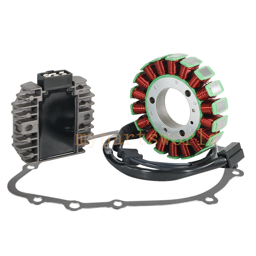 3点セット Stator+Regulator+Gasket for Kawasaki 21003-1368 ZX600 Ninja ZX-6R