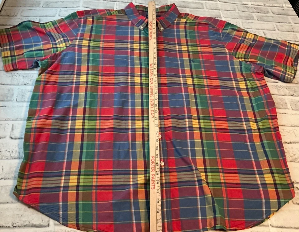 POLO Ralph Lauren Oxford Shirt Men's Big and Tall Stretch 3XB - Image 4 of 4