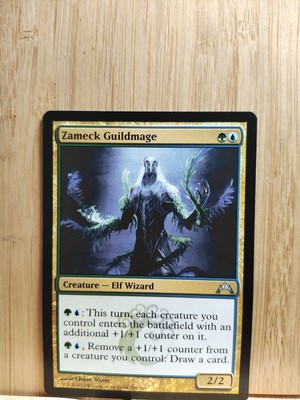 Magic The Gathering  ZAMECK GUILDMAGE - Elf wizard  MTG Card