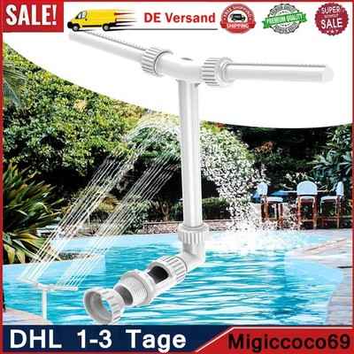 Pool-Wasserfall-Spray-Teichbrunnen im Boden-Swimmingpool-Sprinkler Einstellbarer