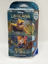 Disney Lorcana: Azurite Sea Starter Deck - Emerald & Sapphire