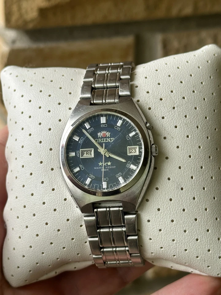 Reloj Orient Automático Mecánico Hombre Japón Impermeable 50m Foto 4 de 4