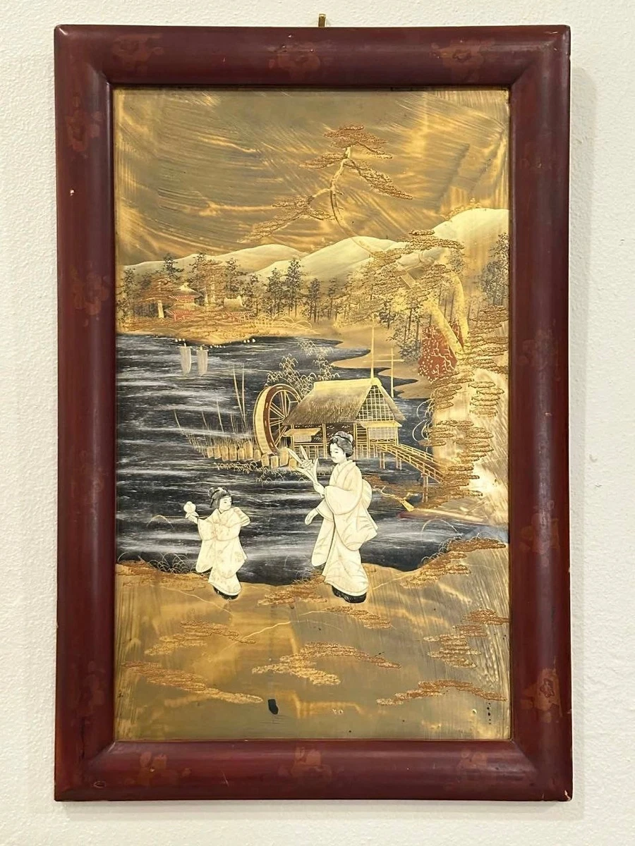 Japanese Panel In Antique Japanese Paintings & Scrolls for sale | eBay