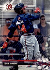 2017 Bowman Draft #BD160 Kevin Maitan - BB