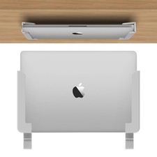 Under Desk Laptop Mount Cable Holder AntiScratch Gray Fits 24/26/29/31mm