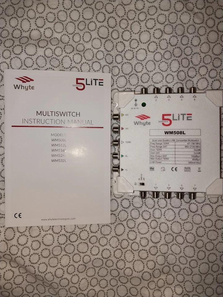 Multiswitch 5in 8 Out Stand Alone, White, Series 5, Bran New. - Image 2 of 4