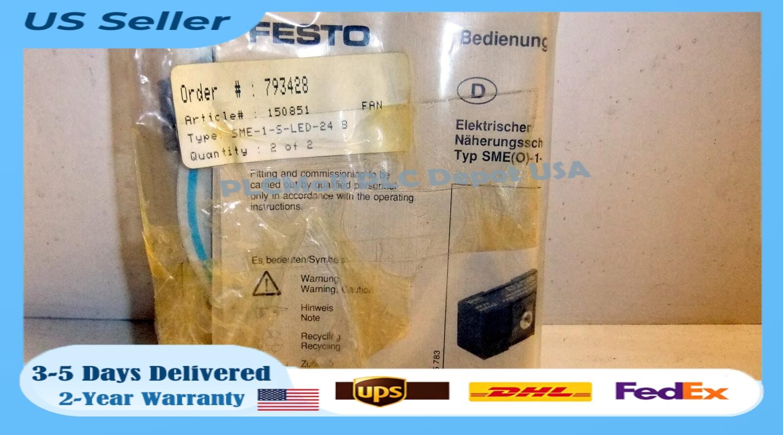 New SME-1-S-LED-24-B Festo 150851 Proximity sensor Fast Shipping
