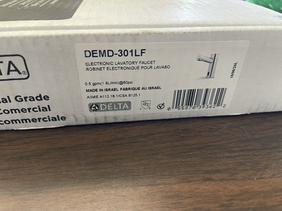 #ad Delta DEMD301LF Sensor Bathroom Sink Faucet In Chrome. $150.00
