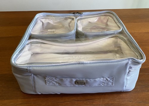 Lug Four Piece Packing Cubes Light Blue EUC