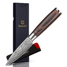 Small Kitchen Knife 3.5 Inch Paring Knife High Carbon Stainless Steel Fruit K...