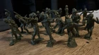 Vintage ‘60’s Louis Marx Green Ally Infantry Soldier Lot (25)-Various Poses