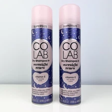2 pack Co Lab Dry Shampoo Overnight Renew Vitamin E Scalp Care Calming Scent 8.2