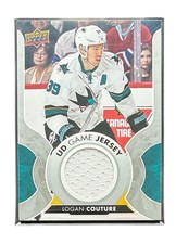 Logan Couture - 2017-18 Upper Deck UD Game Jersey Patch Card #GJ-LC